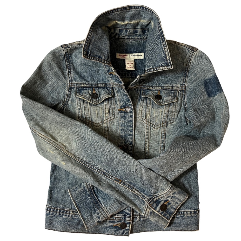Retro Y2K Abercrombie & Fitch Denim Jean Jacket